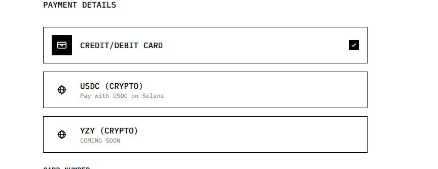 I’m fullported YZY token

looks like he’s fully integrating it across all of his brands

we might get a $TRUMP level opportunity here bois