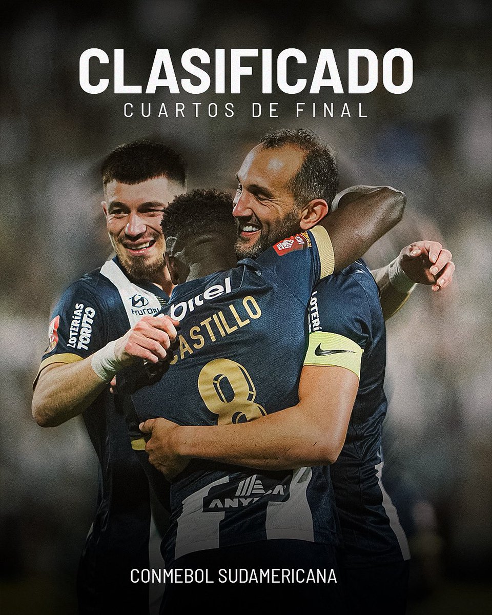 Liga1TeApuesto's tweet photo. ¡🤍𝗦𝗶𝗴𝗮𝗻 𝗵𝗮𝗰𝗶𝗲𝗻𝗱𝗼 𝗵𝗶𝘀𝘁𝗼𝗿𝗶𝗮 𝗯𝗹𝗮𝗻𝗾𝘂𝗶𝗮𝘇𝘂𝗹𝗲𝘀 💙!

Alianza Lima clasifica a cuartos de final de la @Sudamericana 🏆

#Liga1TeApuesto
#ElADNdelHincha https://t.co/FgDYN1dKJO