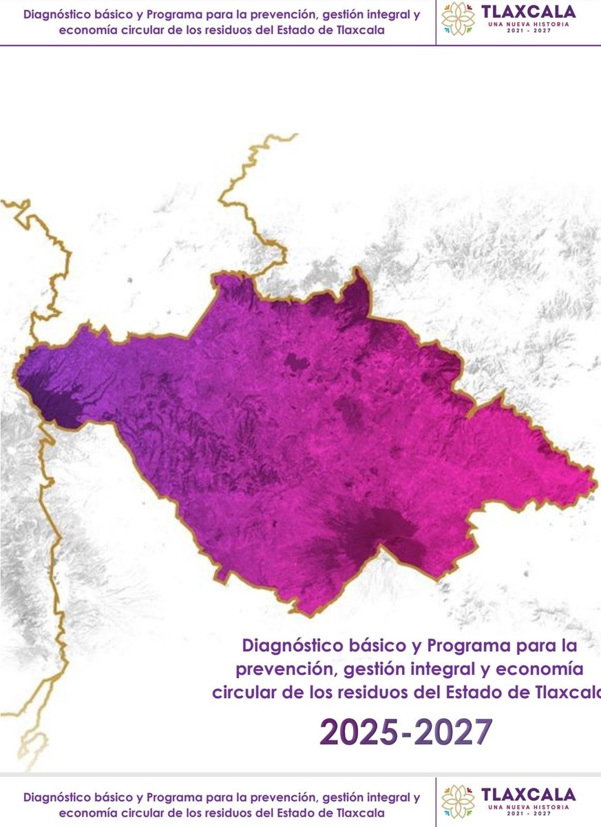 Durante la instalación del Sistema Estatal de Cambio Climático del <a href="/GobTlaxcala/">Gobierno de Tlaxcala</a> se presentó el Diagnóstico Básico de Residuos y el Programa de Prevención, Gestión Integral y Economía Circular. <a href="/SEMARNAT_mx/">SEMARNAT México</a> <a href="/LorenaCuellar/">Lorena Cuéllar</a> <a href="/PedroAquinoA/">Pedro Aquino</a> <a href="/SMA_Tlx/">Secretaría de Medio Ambiente de Tlaxcala</a> juntos por la transformación.