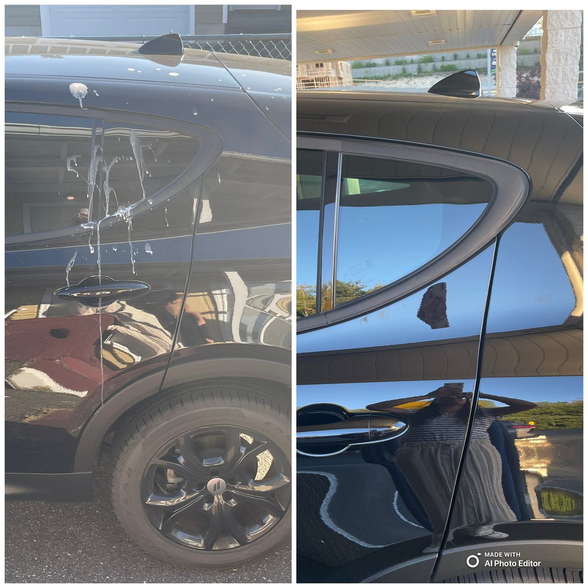 TJBanski's tweet photo. Before and after. Darn wigged rats! #Supernatural #deanwinchester #samwinchester #cars https://t.co/KeJdL7o7pp
