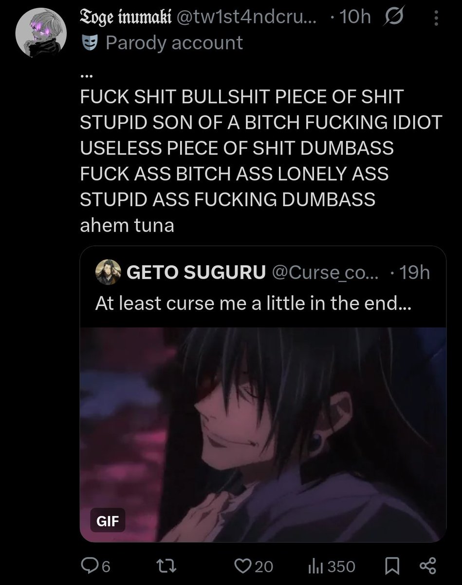 Little shit. 🫩