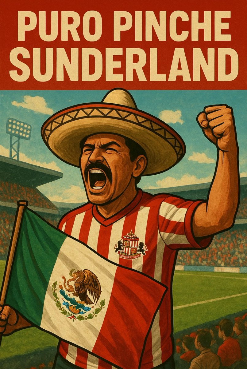 Tío <a href="/SunderlandAFC/">Sunderland AFC</a> México 🇲🇽te respalda, nunca caminará solo 

#elmanchitas #mexicanos #Sunderland #futbol #PremierLeagueDAZN