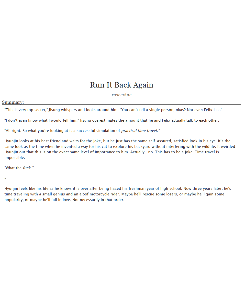 roseejvsng's tweet photo. Run It Back Again
⏱︎ ₊ ⊹ hyvnmnsng 🥟🐿️🐰
⏱︎ ₊ ⊹ rated t
⏱︎ ₊ ⊹ minutemen au
⏱︎ ₊ ⊹ chaptered, 1/?, 14k, ongoing
⏱︎ ₊ ⊹ for @disneyficfest 

https://t.co/qlE5cnp79V https://t.co/PSyyT8sf7J