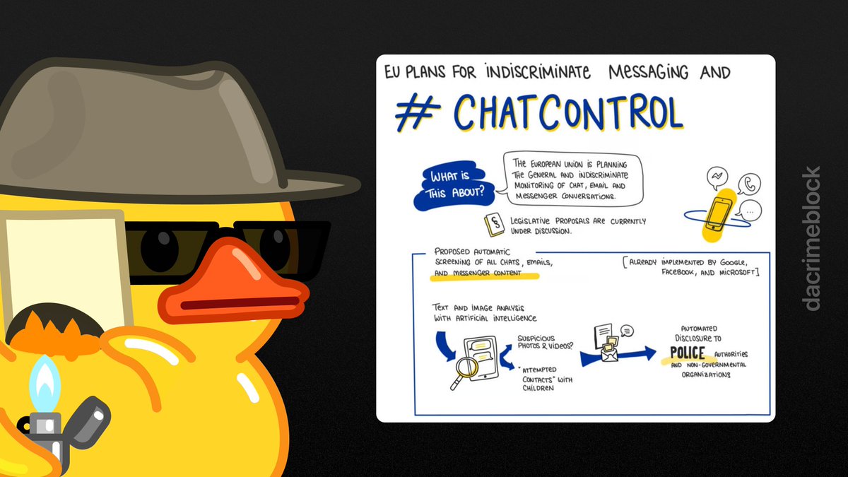 ❗️The EU is preparing to legalize “total chat control.” What does this mean for Telegram — and by extension, TON?

As early as this fall, the European Union may adopt a law requiring messengers to scan all user messages — even those that are end-to-end encrypted.

This