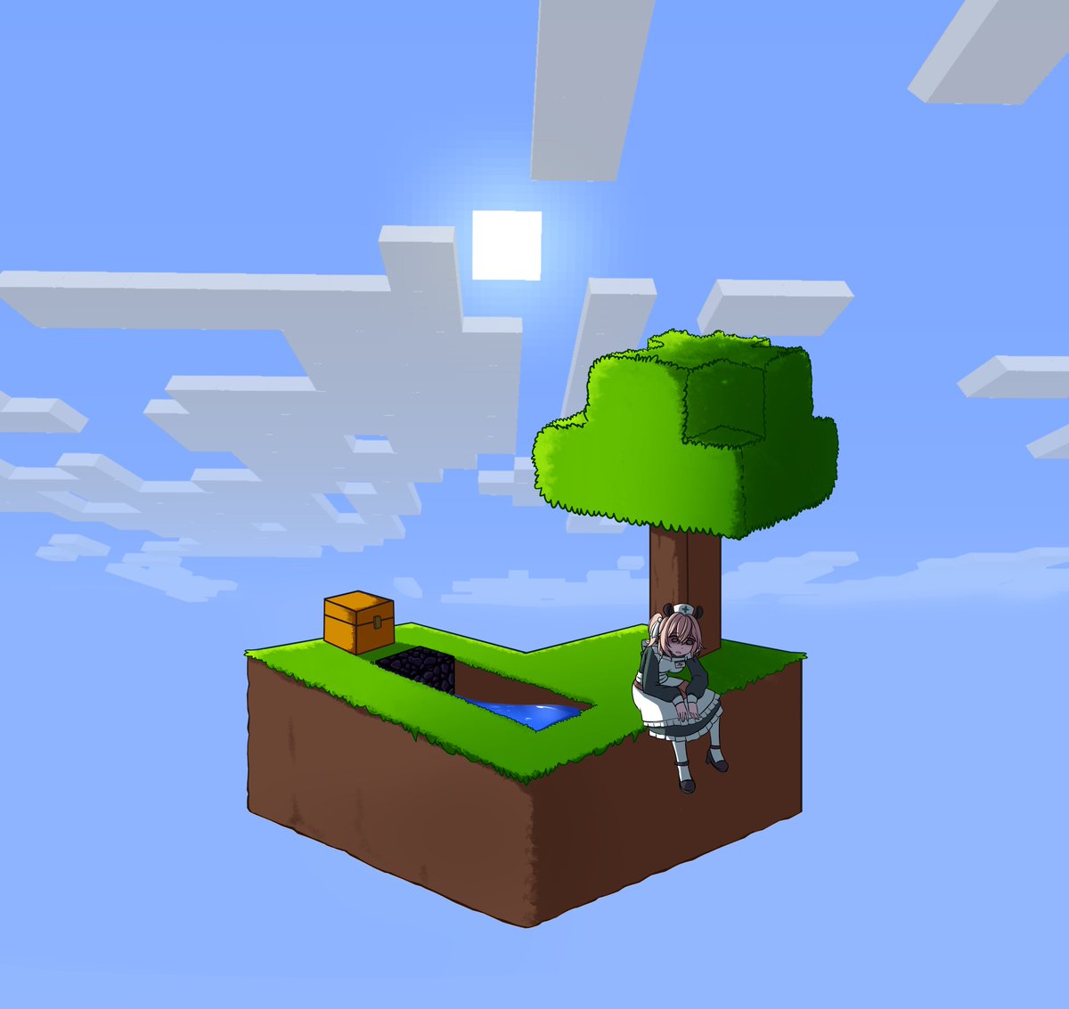 nimi skyblock in a different timeline #nimagery