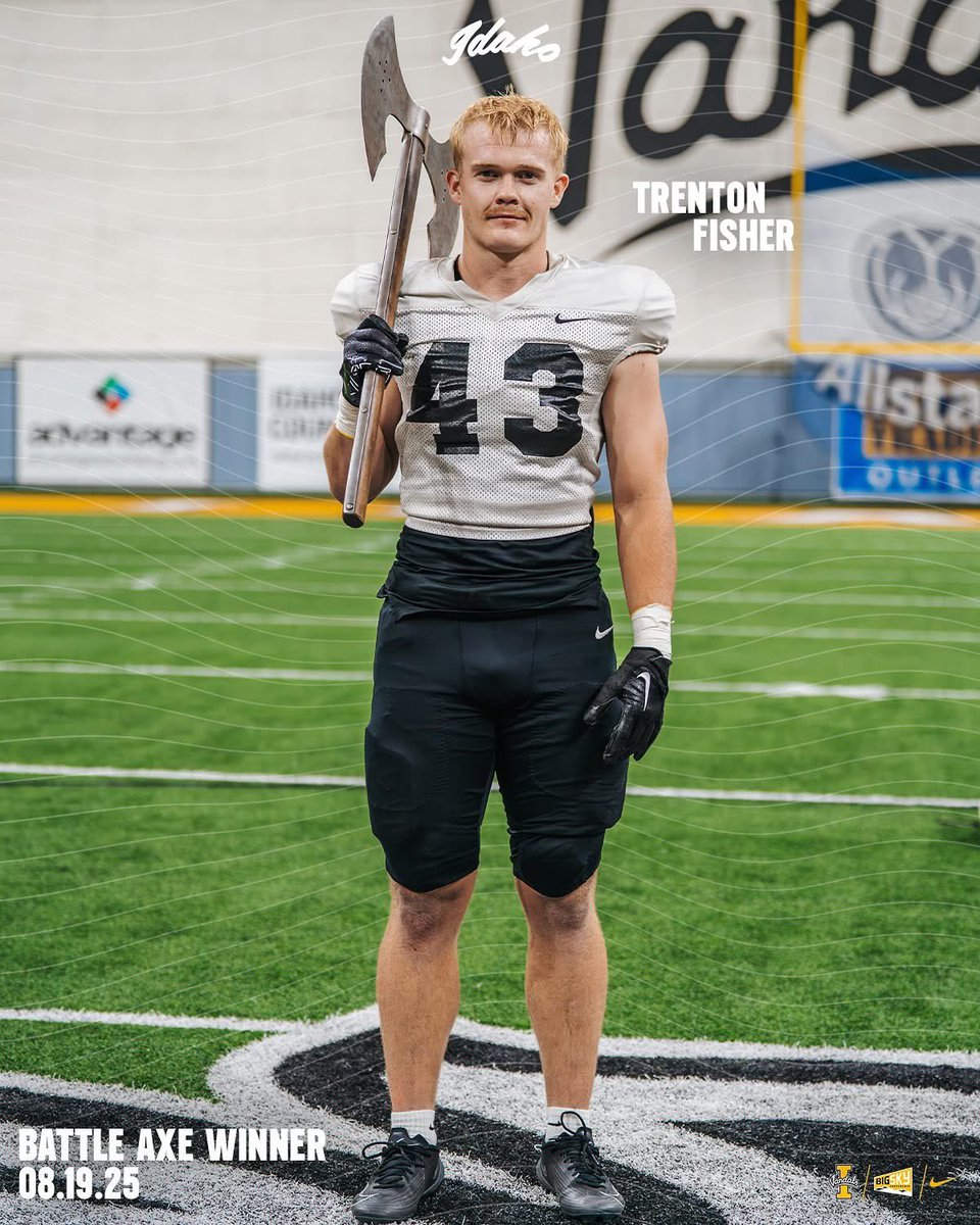 Proud of this young man <a href="/TrentonFisher18/">Trenton Fisher</a> Way to represent!! <a href="/VandalFootball/">Idaho Football</a> #HTPride