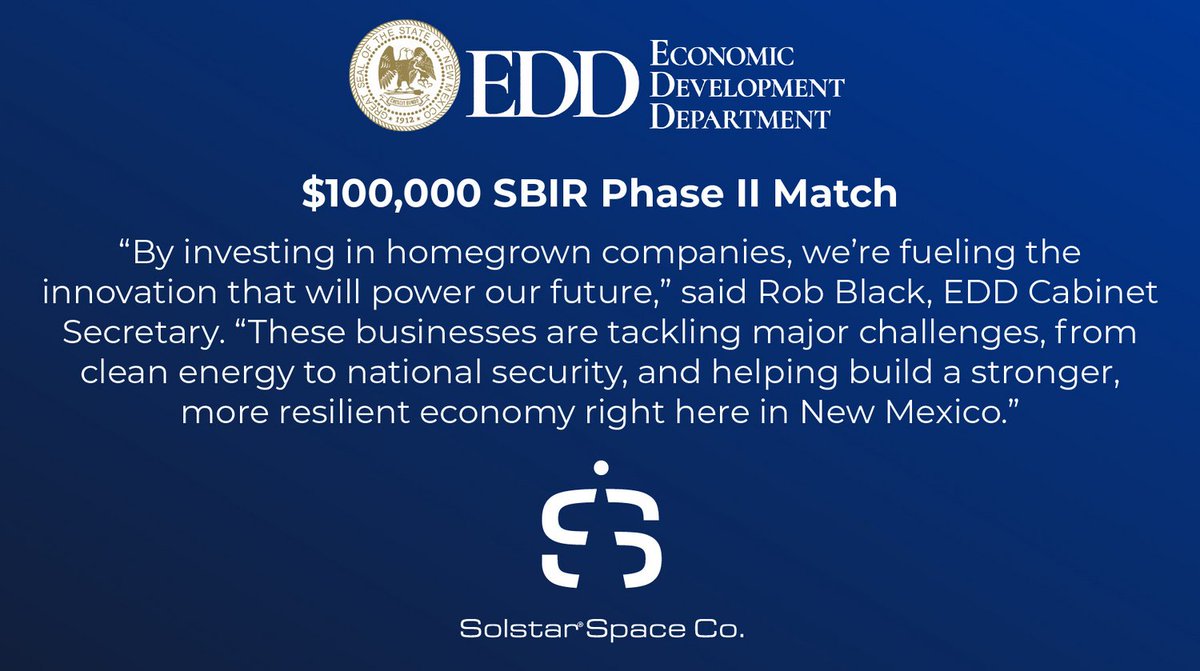 Solstar Space tweet media