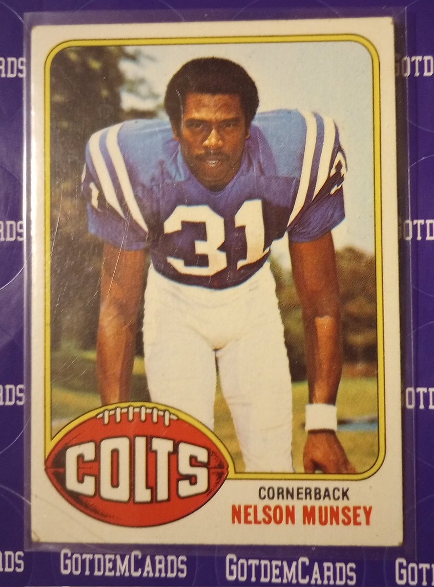 GotdemCards's tweet photo. 1976 Topps #153 Nelson Munsey #BaltimoreColts #ColtsNation #Colts #fortheshoe
$1.50 OBO
🏆 If you Repost This your Awesome
🏆 If you tag people into this post Your Amazing
#TheHobbyFamily #THFpro #thehobby #NFLonX #sportscardsforsale #NFL #Football #sportscards #footballcards