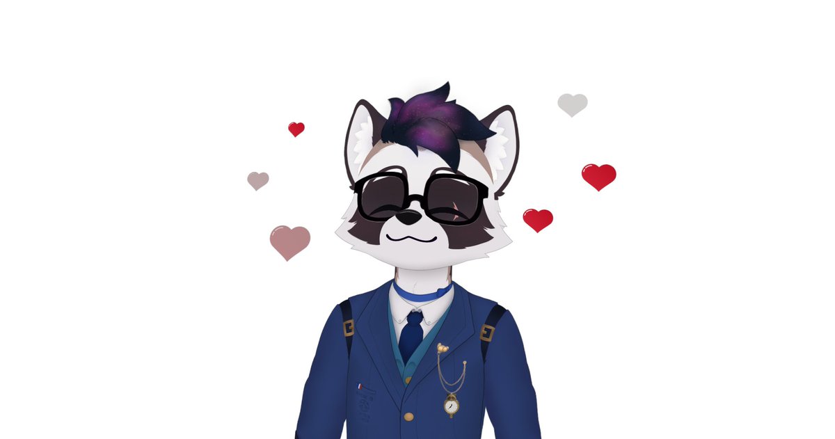 Mitsako Vinter • VTuberFR 🦝✨ tweet media