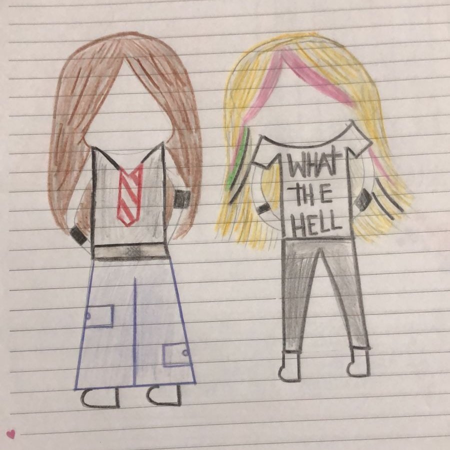 twkemeaway's tweet photo. minha melhor amiga achou o desenho e a cartinha de feliz aniversário que eu fiz pra avril lavigne em 2012 kkkk https://t.co/XehnMPpdLn
