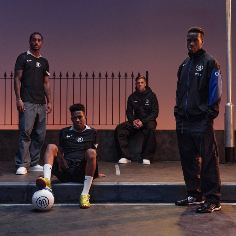 ChelseaFC's tweet photo. Our new third kit is more than a throwback. It’s a bridge from our past into our future. 

​#TotalLondon