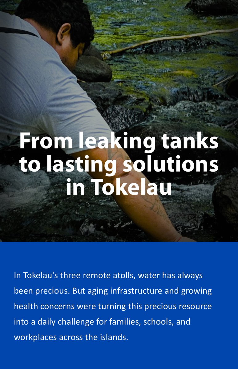 DarrylIkbal's tweet photo. Excited to share this inspiring story from Tokelau!  #SPC through the Managing Water Scarcity through Water Resources Management project, funded by  #MFAT🌊 initiative aimed to address water-related challenges.

Read more:  https://t.co/7SV6d4HHp8

#WaterSecurity #ClimateAction https://t.co/CsXBZ0xrOf