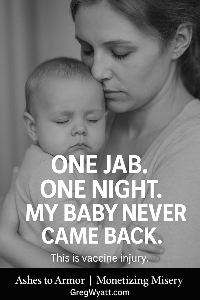 “My daughter was stolen from me on January 10, 1989.
She was 8 months old — laughing, smiling, gurgling, crawling, reaching for my face, fascinated by the cat.
One jab. One needle. One “well-baby visit.”
Within hours:
Her leg swelled red and hard.
She screamed a scream I had