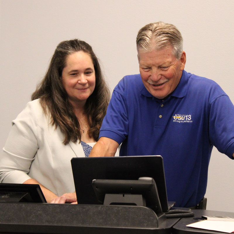 ESU 13 (@13esu) on Twitter photo 📡 Today we say goodbye to a true Tech Legend — BJ Peters!
💻 27 years at ESU 13
📡 Countless Zoom calls
🤣 Infinite Dad Jokes
Our Director of Technology & Distance Learning Coordinator is officially logging off. We will miss you, BJ! 💙 #ESU13 📡 Today we say goodbye to a true Tech Legend — BJ Peters!
💻 27 years at ESU 13
📡 Countless Zoom calls
🤣 Infinite Dad Jokes
Our Director of Technology & Distance Learning Coordinator is officially logging off. We will miss you, BJ! 💙 #ESU13