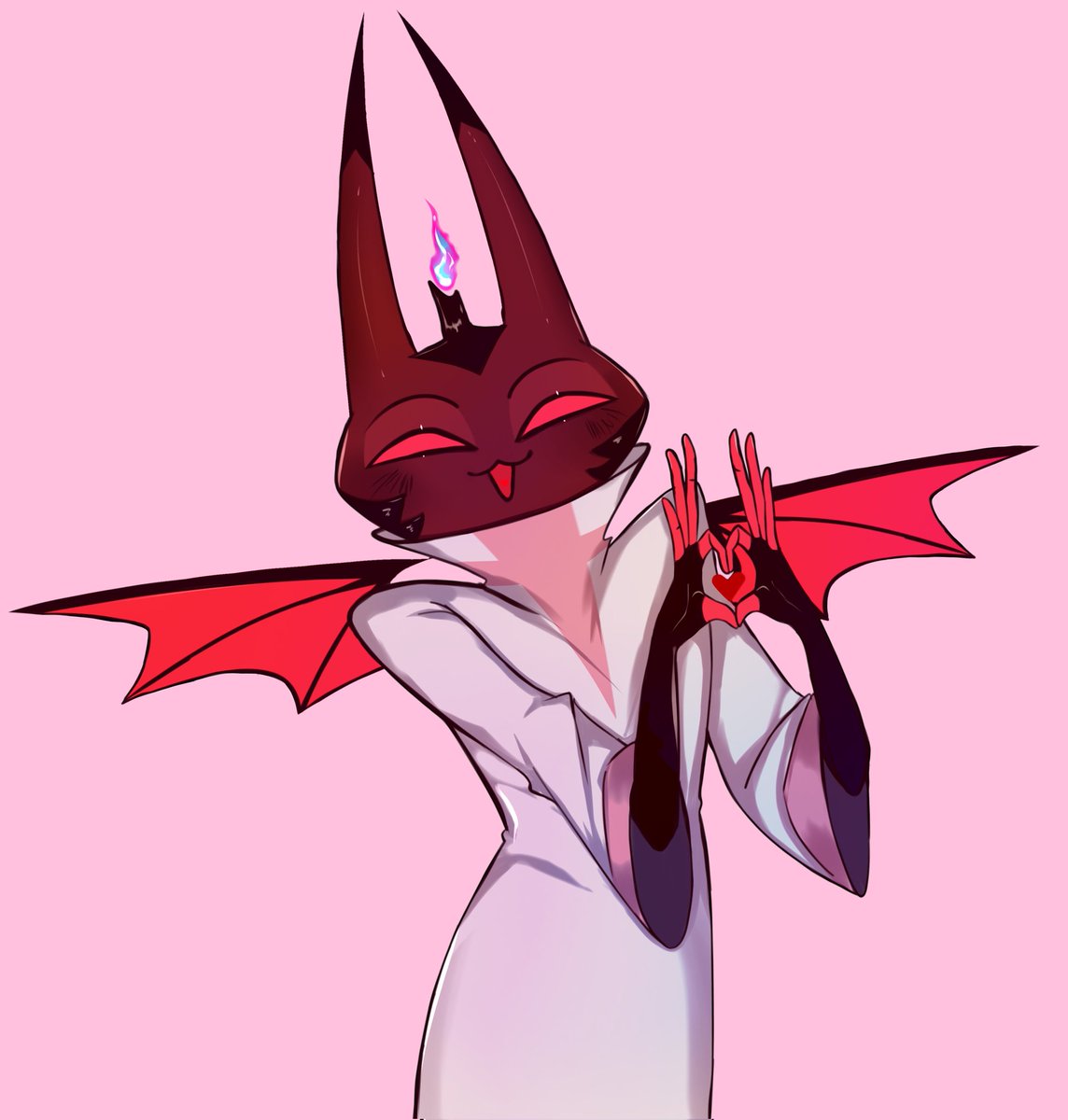 A gift from yogurt for you'll😚❤️

#HelluvaBoss 
#HelluvaBossYogirt
#HelluvaBossFanart