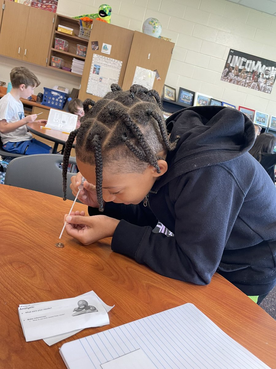 How many drops of water fit on a penny? Warming up our investigation skills for science <a href="/CatawbaTrail/">Catawba Trail Colts</a>