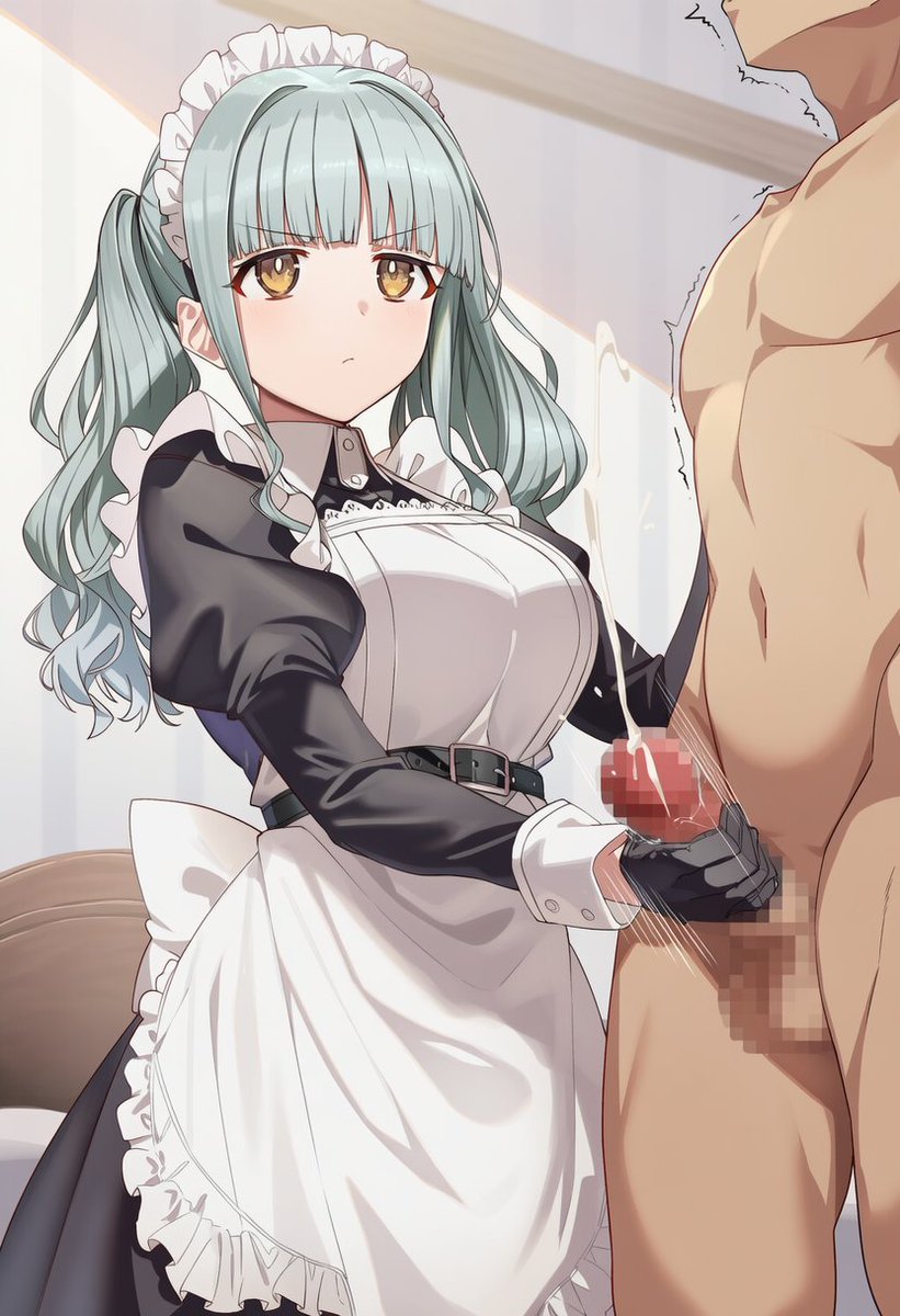 メイドの手コ◯にはグローブが必須なんですよ 