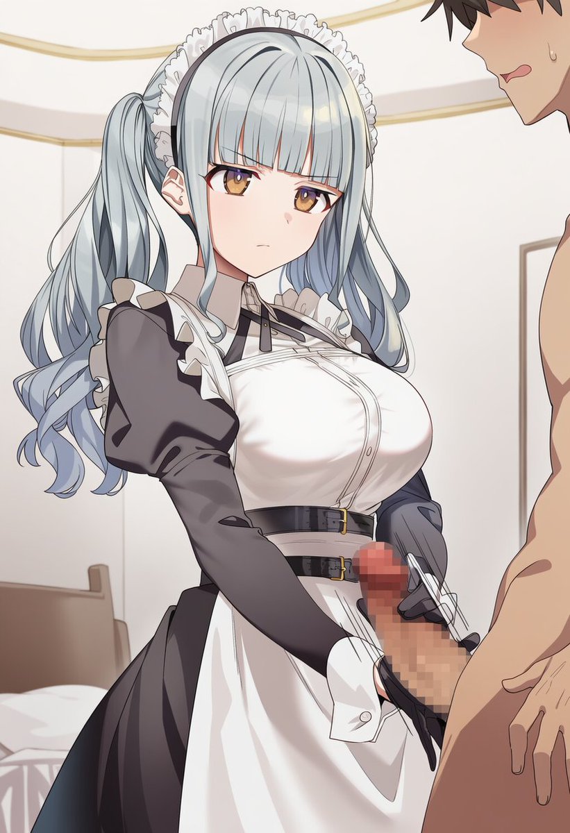 メイドの手コ◯にはグローブが必須なんですよ 