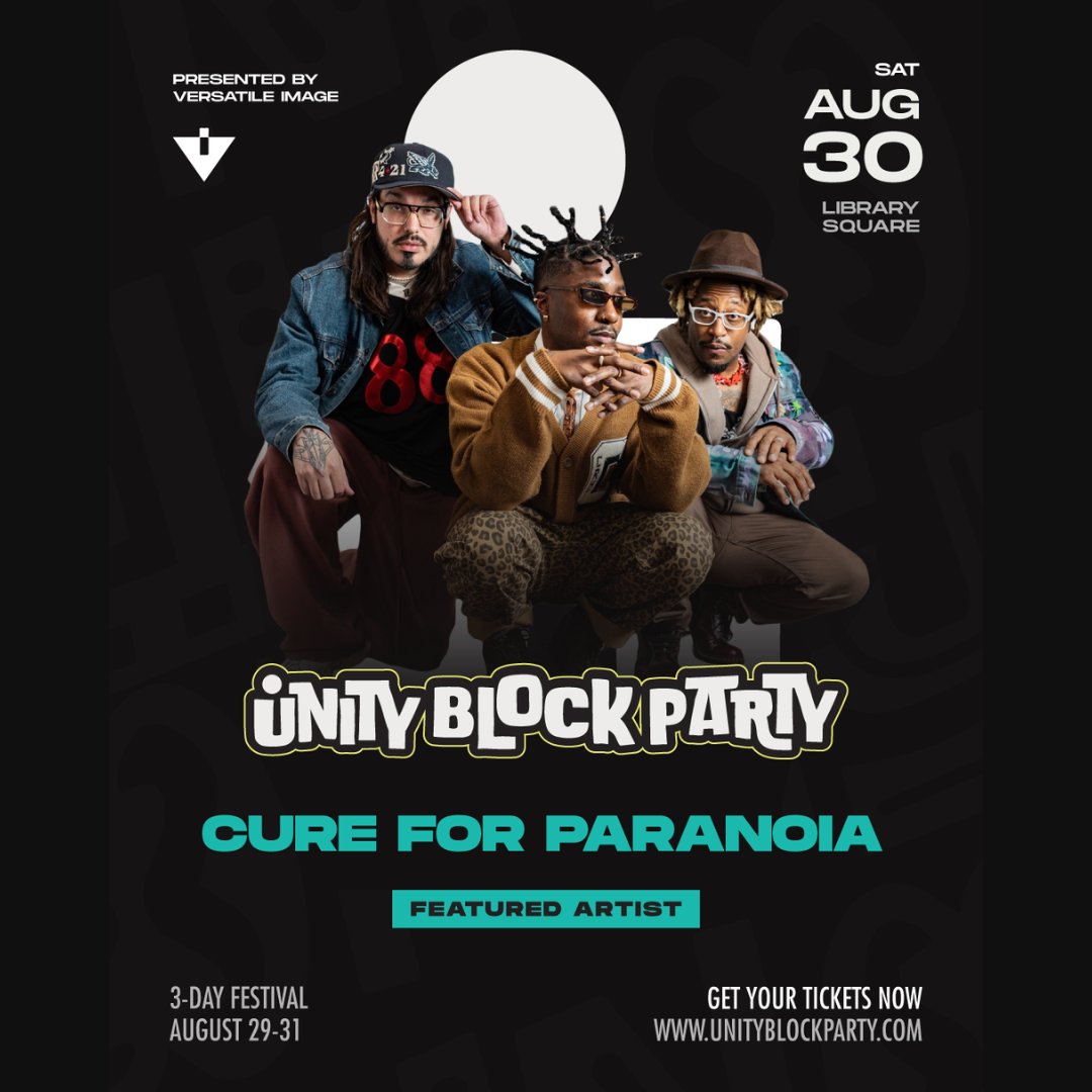 CureForParanoia's tweet photo. Is it Festival season? That's all that @cureforparanoia has on the calendar!

8/30 - @unityblockparty SLC, UT
9/6 - @amplified.minds Louder Than Stigma Fest Dallas, TX
10/18 - @prizefest Shreveport, LA
11/8 - @stillstandingfest Austin, TX

🎟️: https://t.co/RNIjxOWA7j https://t.co/dmTxsGm7x2