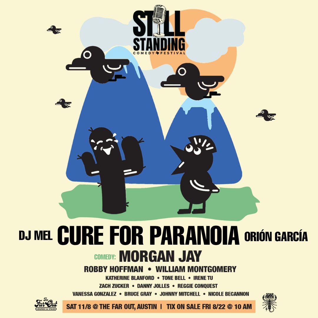 CureForParanoia's tweet photo. Is it Festival season? That's all that @cureforparanoia has on the calendar!

8/30 - @unityblockparty SLC, UT
9/6 - @amplified.minds Louder Than Stigma Fest Dallas, TX
10/18 - @prizefest Shreveport, LA
11/8 - @stillstandingfest Austin, TX

🎟️: https://t.co/RNIjxOWA7j https://t.co/dmTxsGm7x2