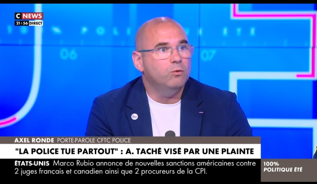 AxelRonde's tweet photo. J’ai exprimé à nouveau mon indignation sur #CNews face aux propos scandaleux qui salissent l’ensemble de la Police nationale, tenus par un élu de la République, qui plus est Député de la Nation.  #Taché
#Syndicat #CFTC #Police #Valdoise #Prefet95 https://t.co/LwJCbHuCH8