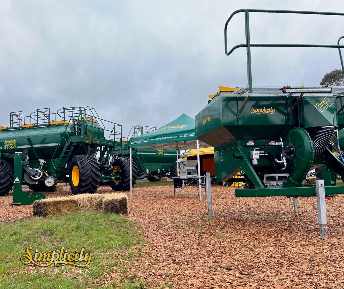 The rain came, 🌧️ &amp; the sun is breaking through 🌥️ - last day of Ag-Quip 2025! 👐🚜