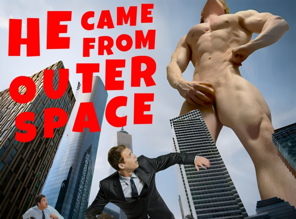 #Macrotober He Came From Outer Space
(Collab w/ <a href="/switching3007/">Switch300</a>)
Oct 5th - 9th 
Drops at 8 PM EST

From the farthest reaches of the cosmos… he arrived! Towering, nude, and impossibly built. Can Earth survive?

<a href="/armzbro97/">MUSCLE FATHER</a>