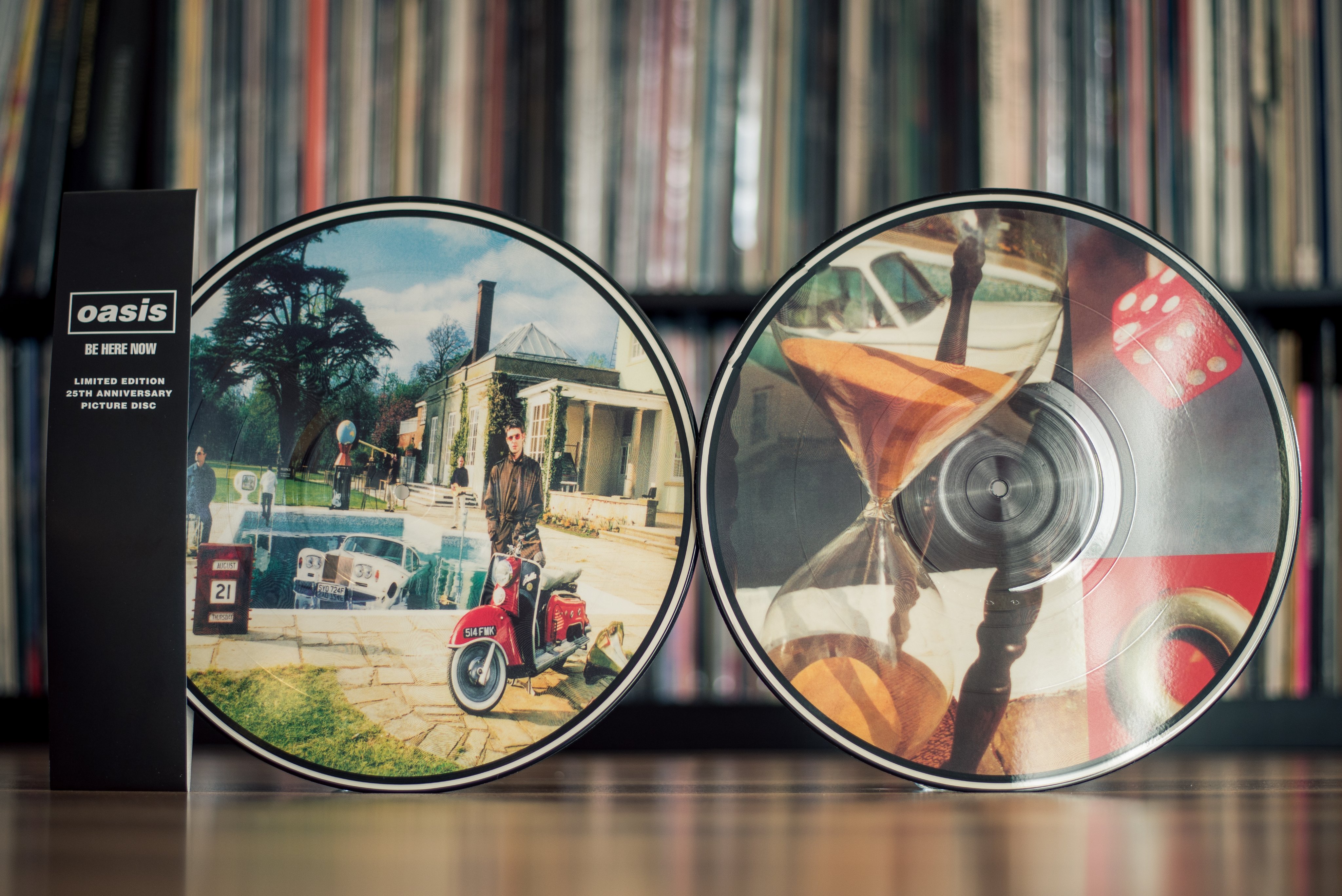 Oasis Be Here Now 25周年記念ピクチャーディスク Oasis Be Here Now 25周年記念ピクチャーディスク Oasis - Be