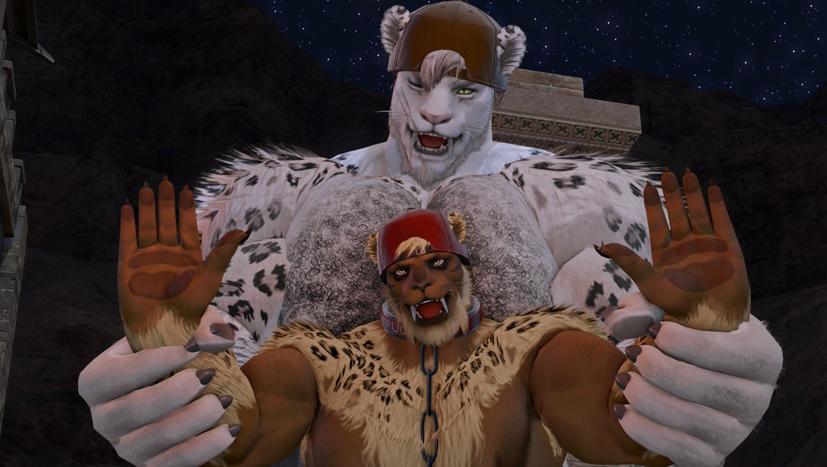 Filling my personal hole <a href="/Theophanyff/">Theophany</a> with my cubs is the goal! 😤
#ffxivgpose #GPOSERSLEWD #Hrothgar #nsfw #gpose