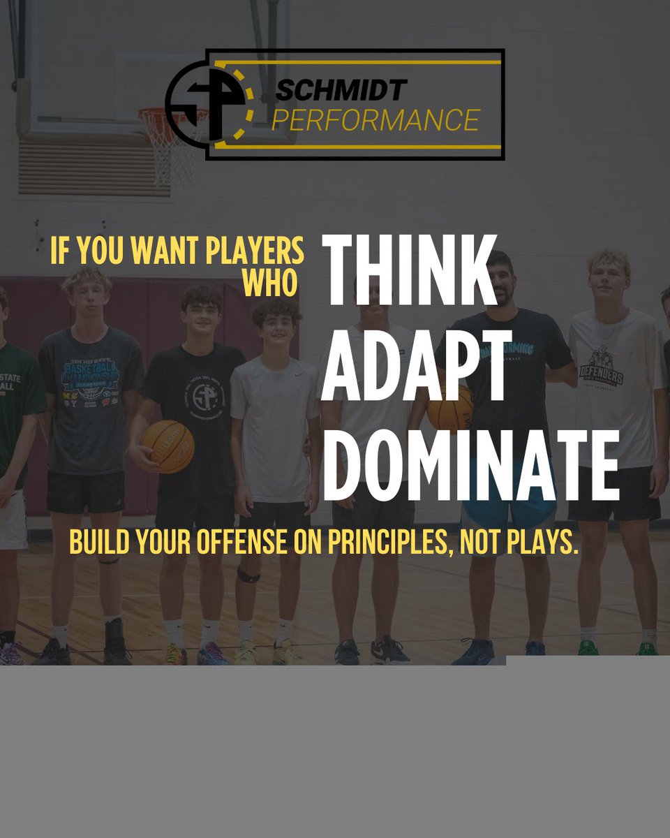 🏀 Plays can be broken. Principles can’t.
When players understand why and not just what, they can adapt to any defense, any situation, any moment. That’s how you build smart, unstoppable basketball.

#BasketballIQ #PlayerDevelopment #SmartBasketball #CoachingPhilosophy
