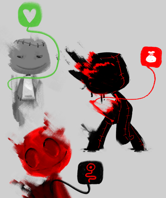 this art of unzipped from #littlebigplanet