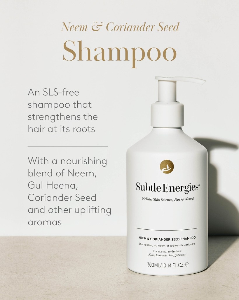 Subtle_Energies's tweet photo. Experience the Neem and Coriander Seed Duo. Infused with a nourishing blend of essential oils, including Neem, Gul Heena and Coriander Seed, the uplifting and spicy aromas cleanse delicate scalps while leaving hair feeling strong, healthy and refreshed.

https://t.co/rkavSdmTvC https://t.co/g5oHMGCLMM