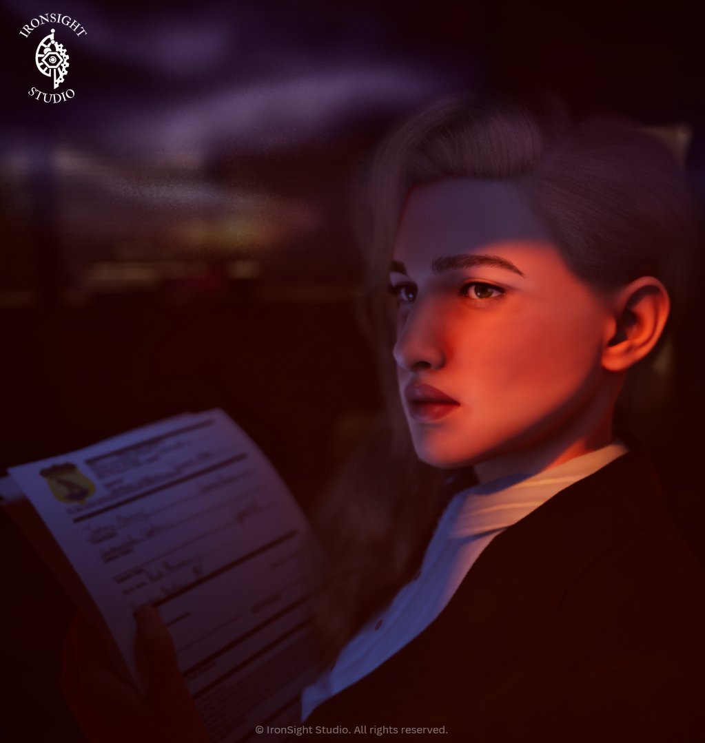 Sneak peek at our main character, Jade Lorne❤️‍🔥

Her design isn’t final, but it’s very close to what we’ll be moving forward with, and we’re excited to finally share her with you!! 

Big shoutout to <a href="/laulopis/">Laura</a> , our incredibly talented dev/artist, for her beautiful work on Jade!