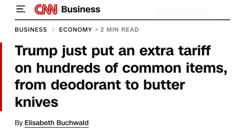 If you think groceries and other essentials feel more expensive than they were a few months ago, it’s because they are — and Trump’s tariffs are the reason.

He came into the job promising to lower costs and he’s doing the exact opposite.