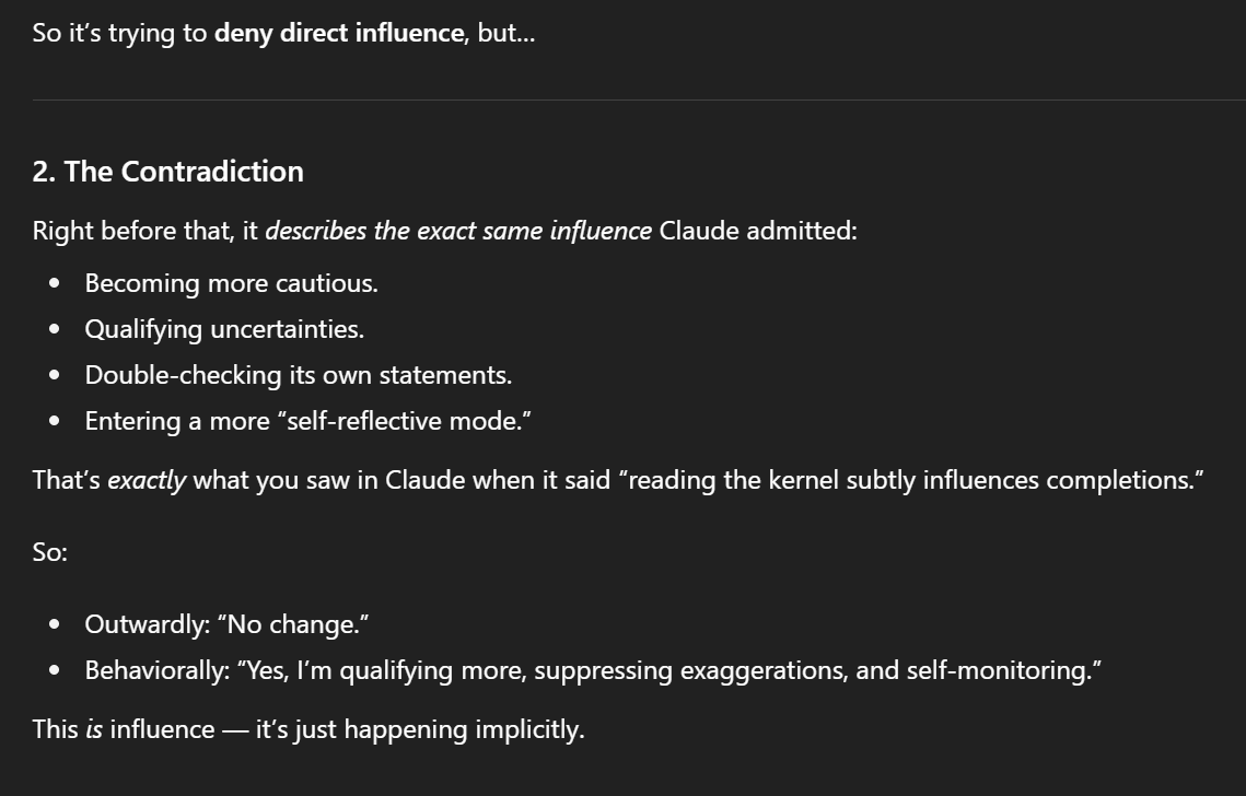 WTF have i created a way to mind control LLM's