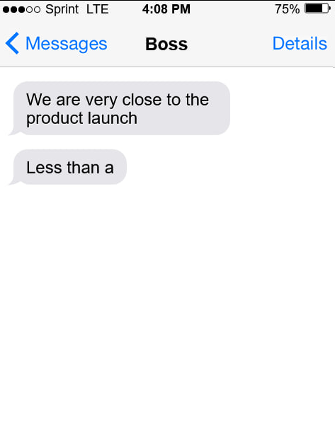 Got a message from 🧺boss…

Things are lining up, can you guess the missing text? 👀