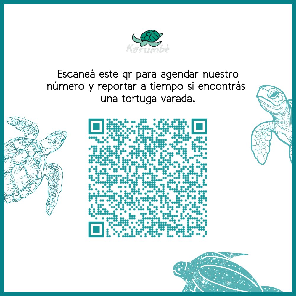Si caminas las playas escanea este QR y agendate nuestro número.