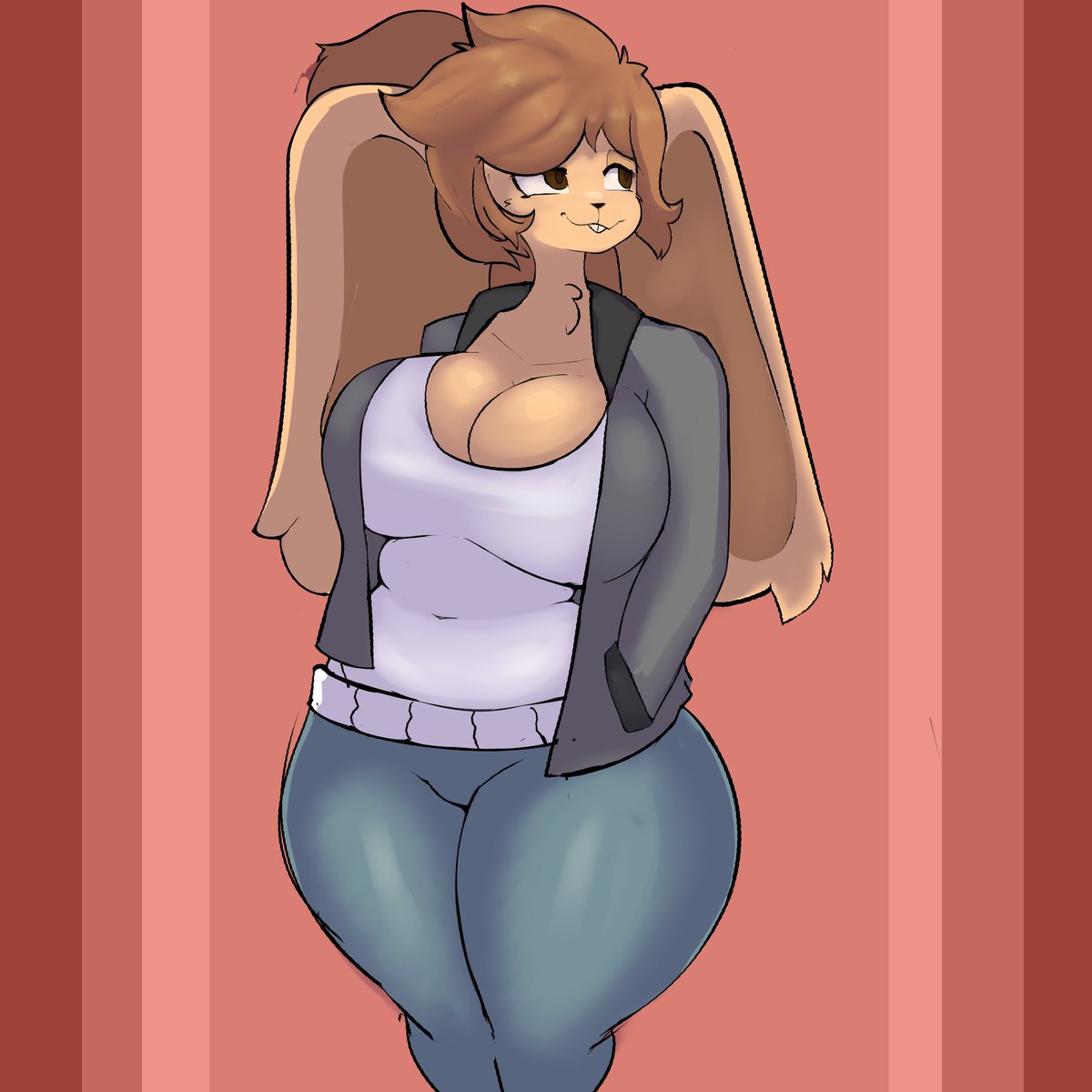 The third doodle! this one is for <a href="/nyte_cup/">Nyte🔞</a> 
Cute bnnuy :3
#furryartwork #furry #furrygirl