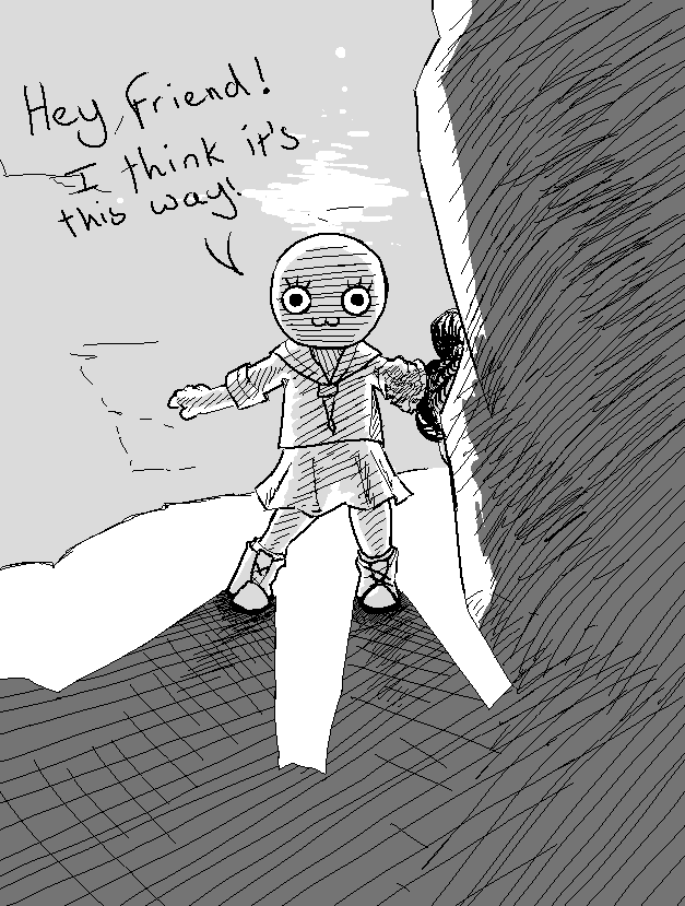 FormlessBody's tweet image. #PEAK #peakgame @AggroCrabGames Oh look, it's your friend! Just when you thought you were lost, here they are to kindly guide you along! Don't they look so trustworthy? :)