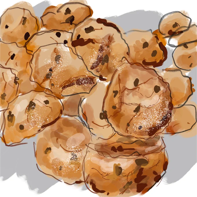 スコーン描きました