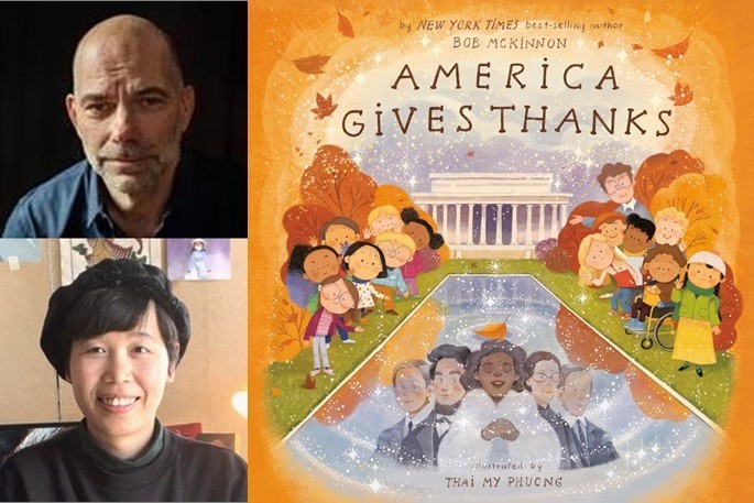 Maria Marshall (@mariamarshall_) on Twitter photo Bob McKinnon & #thaimyphuong share their timely, gorgeous, PB featuring historical figures who complained & fought for equality, progress, & a more just and peaceful nation. mariacmarshall.com/single-post/th… <a href="/PenguinBooks/">Penguin Books</a> #interview #kidlit #historicalfiction Bob McKinnon & #thaimyphuong share their timely, gorgeous, PB featuring historical figures who complained & fought for equality, progress, & a more just and peaceful nation. mariacmarshall.com/single-post/th… <a href="/PenguinBooks/">Penguin Books</a> #interview #kidlit #historicalfiction