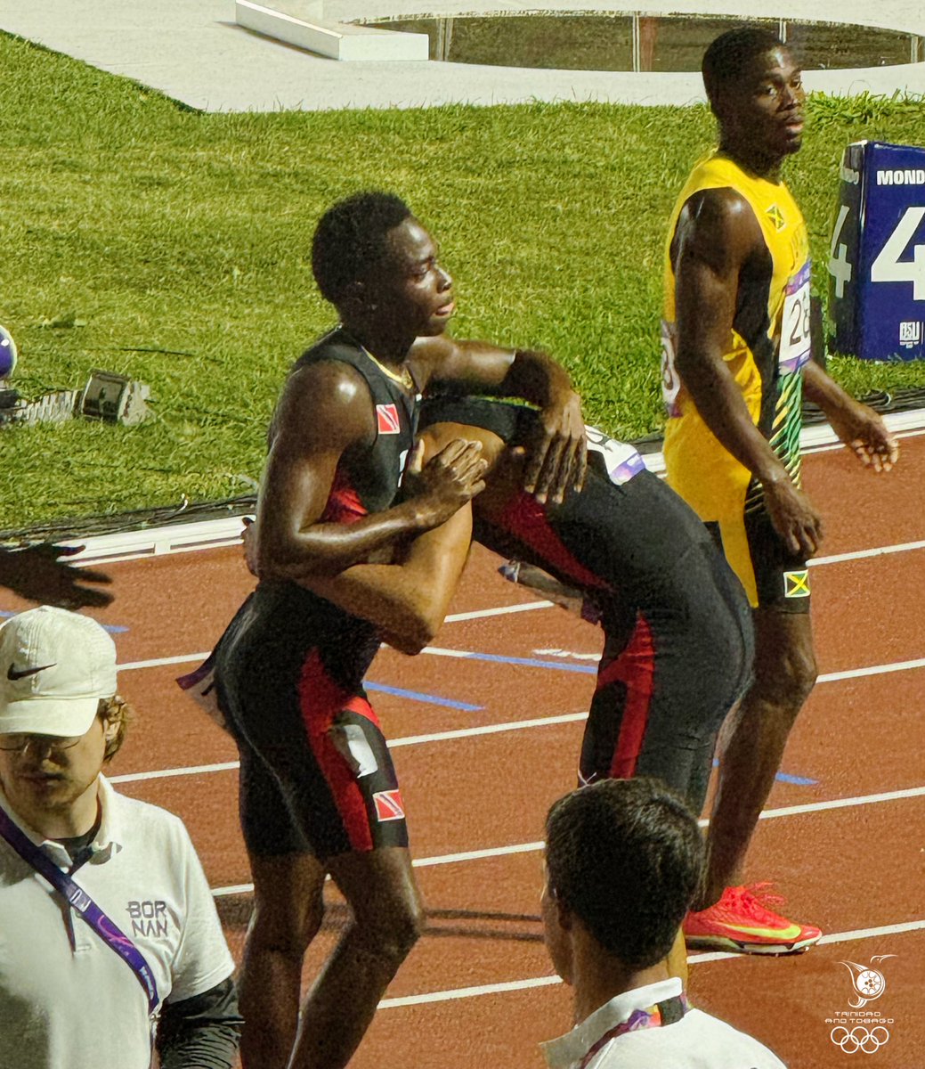 SILVER 🥈🥈in the men’s 400m!!!!!!!
Jaden Marchan delivered a brilliant run, clocking a new PB of 45.80s to secure the silver medal at the Junior PanAm Games🇹🇹✨

Teammate Shakeem McKay was right in the mix, improving his PB yet again to 45.87s, just a day after breaking into