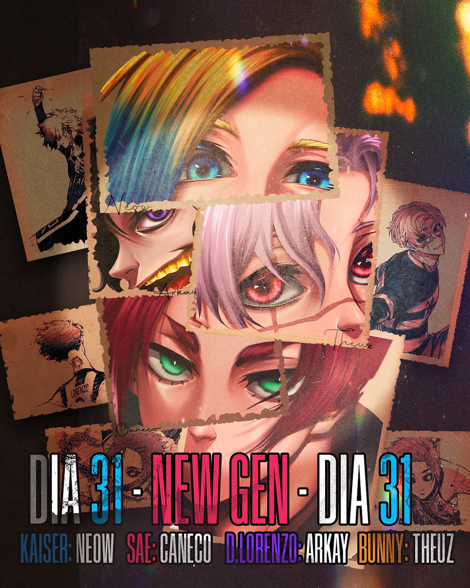 A Era dos New Gen – Especial Blue Lock | Caneco, <a href="/kingneowz/">neow</a> , <a href="/arkayoficial/">Arkay</a> &amp; <a href="/_TheuzOficial/">Theuz olhos me fascinam</a> 
“Eles não são jogadores… são armas.”
Domingo, 31 de Agosto, às 17:35!