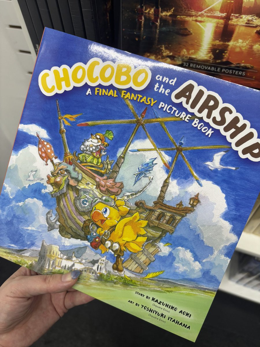 LAのスクエニポップアップストアにて英語版の<a href="/ItahanaT/">板鼻利幸 Toshiyuki Itahana</a> さんのチョコボと空飛ぶ船を発見！

Went to the Square ENIX pop up store in LA! Didn’t think I would find the English version of this picture book!