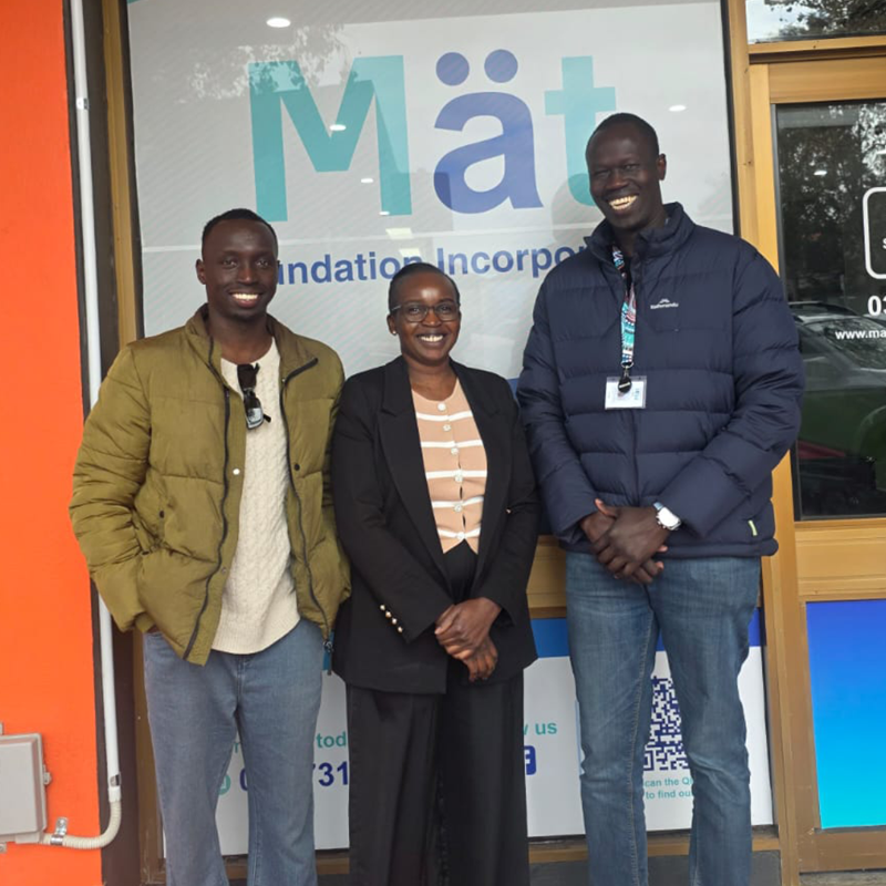 Socceroos's tweet photo. #Socceroos defender @thomasdeng24, together with his siblings Peter Deng and Sarah Deng, have established the Mät Foundation - a powerful new initiative focused on empowering South Sudanese youth and families across Australia. 👏

📰 Read more ⤵️