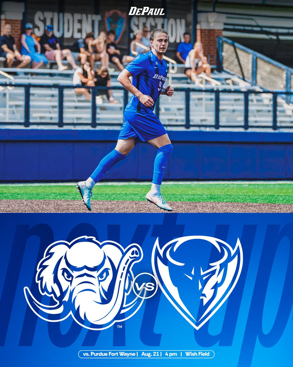 DePaulMSOC's tweet image. Season starts tomorrow!

📰 » ow.ly/gu4u50WJerM 

#BlueGrit 🔵😈