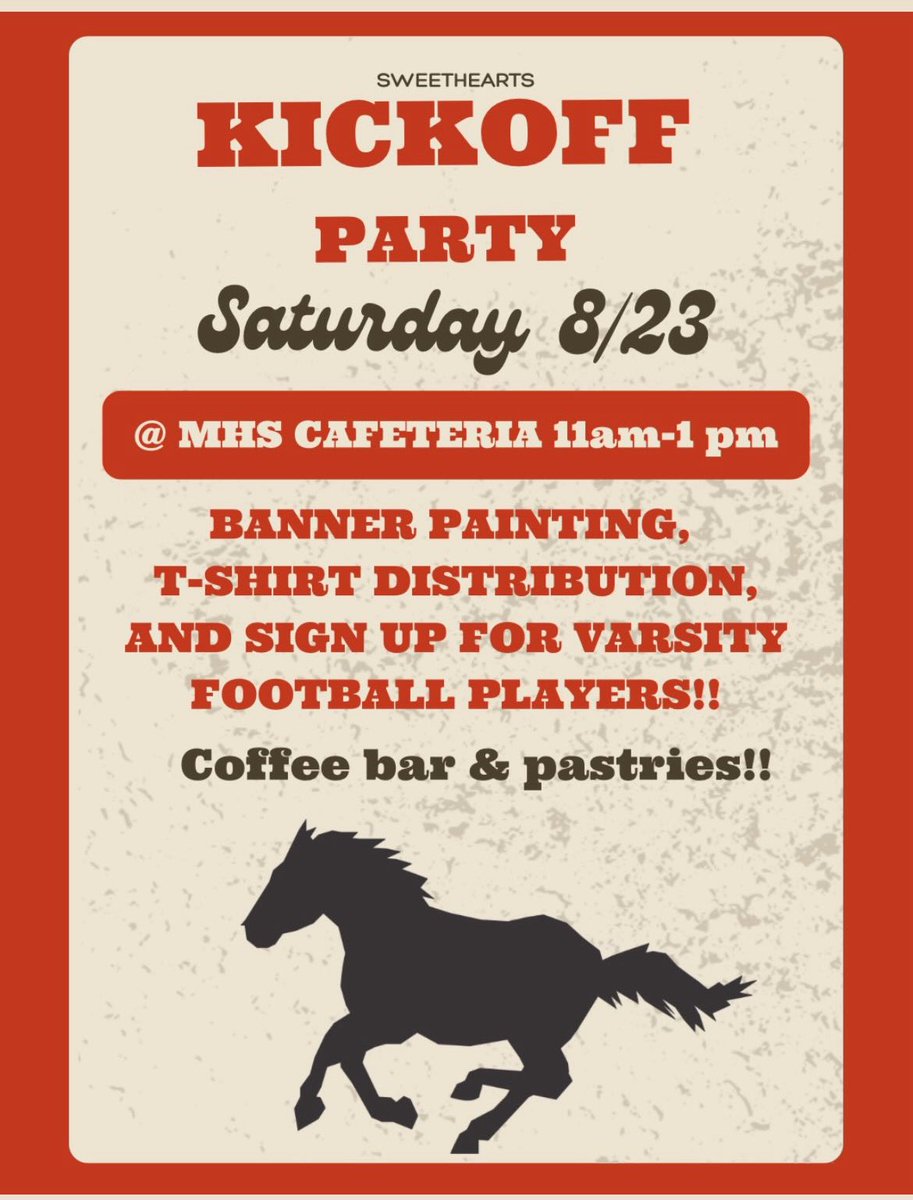 Come on down this Saturday and help out our amazing memorial sweethearts, sign up today! #MustangPride <a href="/MHSFootball25/">Houston Memorial High School Football</a> 💞