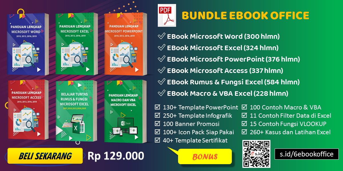 RumusExcel's tweet image. Rahasia Menguasai Microsoft Office Dengan Cepat !!
#BukuExcel #EbookOffice #JagoExcel
Dapatkan di: buff.ly/E6fY9B4