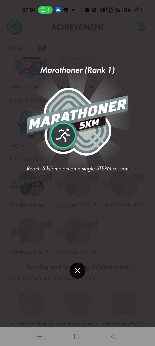 skyenkimo's tweet photo. @Stepnofficial #STEPNRun https://t.co/O9vjPK524q