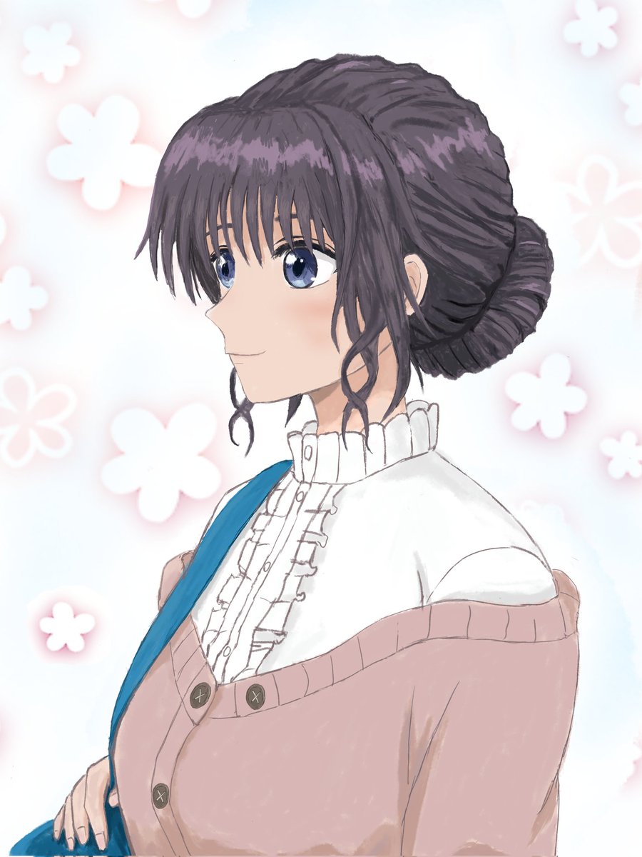 前より丁寧に描いてみました😊
#薫る花は凛と咲く
#和栗薫子